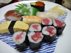 寿司会席たつみ―食事1
